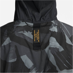 NIKE Repel Windrunner Camouflage Laufjacke Herren 010 - black/black/reflective silv M