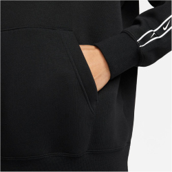 NIKE Sportswear Repeat Fleece Hoodie Herren 010 - black/white XL