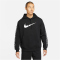 NIKE Sportswear Repeat Fleece Hoodie Herren 010 - black/white XL