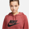 NIKE Sportswear Essential Hoodie Damen 691 - canyon rust/black S