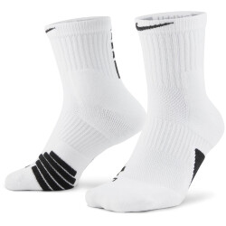 NIKE Elite Mid Basketball Socks 100 - white/black/black...