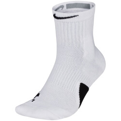 NIKE Elite Mid Basketball Socks 100 - white/black/black 34-38
