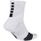 NIKE Elite Mid Basketball Socks 100 - white/black/black 34-38