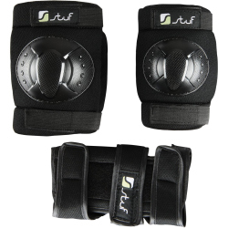 stuf Basic Schützer Set Kinder black/green L