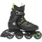 K2 F.I.T. 80 PRO Inline Skates black/olive 43.5