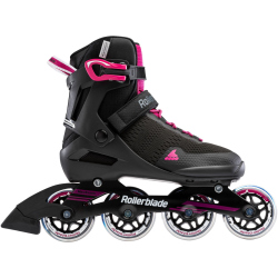 Rollerblade Sirio 80 Inlineskates Damen nero/lampone 42