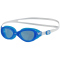 Speedo Futura Classic Schwimmbrille Kinder Clear/Neon Blue