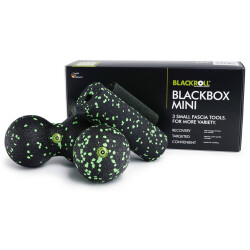 BLACKROLL BLACKBOX MINI Faszien-Set schwarz-grün OneSize