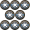 8er Pack K2 BOOSTER 80 mm 82A Inline Skates Rollen