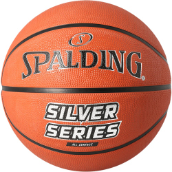SPALDING Silver Indoor/Outdoor Basketball orange Gr. 7