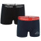 2er Pack Kappa Trunk Boxershorts 001 schwarz/dunkelblau M