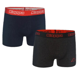 2er Pack Kappa Trunk Boxershorts 004 dunkelblau/anthrazit L