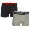2er Pack Kappa Trunk Boxershorts 005 anthrazit/grau L