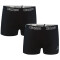 2er Pack Kappa Trunk Boxershorts 007 schwarz/schwarz S