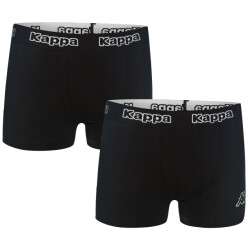 2er Pack Kappa Trunk Boxershorts 007 schwarz/schwarz XL