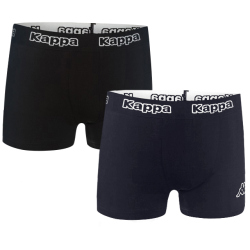 2er Pack Kappa Trunk Boxershorts 008 schwarz/dunkelblau M