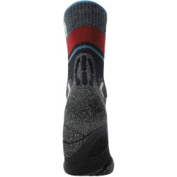 UYN Trekking One Merino Socken G036 - anthracite/blue 35-38