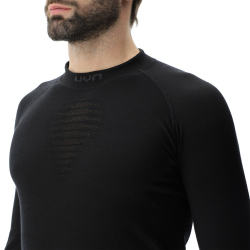 UYN Fusyon Light langarm Funktionsshirt Herren B000 - black S/M