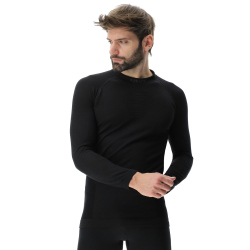 UYN Fusyon Light langarm Funktionsshirt Herren B000 - black L/XL