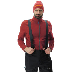 UYN Ridge 2nd Layer Ski-Funktionsshirt Herren R694 - sofisticated red/geranium melange XL