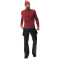 UYN Ridge 2nd Layer Ski-Funktionsshirt Herren R694 - sofisticated red/geranium melange XL