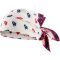 NIKE Bandana Printed Cotton Stirnband 123 - sail/university red/obsidian