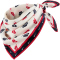 NIKE Bandana Printed Cotton Stirnband 123 - sail/university red/obsidian