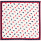 NIKE Bandana Printed Cotton Stirnband 123 - sail/university red/obsidian