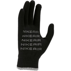 NIKE Air LG Knitted Freizeit-Handschuhe Herren 093 - black/silver/white S/M