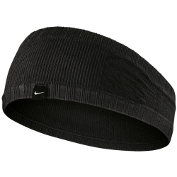 NIKE Seamless Stirnband 091 - black/black/white