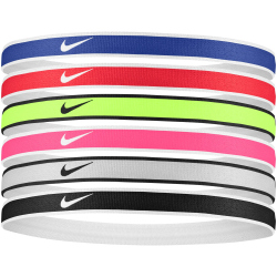 6er Pack NIKE Swoosh Sport Haarbänder mit...