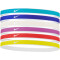 6er Pack NIKE Swoosh Sport Haarbänder mit Silikonstreifen 406 - baltic blue/hyper royal/photon dust