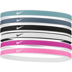 6er Pack NIKE Swoosh Sport Haarbänder mit...