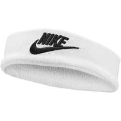 NIKE Classic Stirnband Wide Terry 101 - white/black