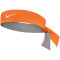 NIKE Promo Tennis Headband 831 - magma orange/white