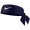 NIKE Dri-FIT Tennis HEAD Tie 4.0 Stirnband 401 - midnight navy/white