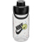 NIKE TR Renew Recharge Chug Graphic Trinkflasche aus Tritan - f&uuml;r Kohlens&auml;urehaltige Getr&auml;nke geeignet - 473 ml 968 - clear/black/black