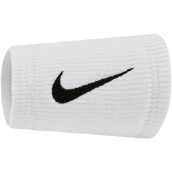 2er Pack NIKE Elite Doublewide Armband 101 - white/black