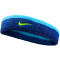 NIKE Swoosh Stirnband 416 - hyper royal/deep royal blue/green strike