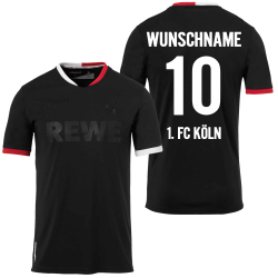 uhlsport 1. FC K&ouml;ln Ausweichtrikot schwarz 2021/22...