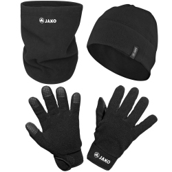 JAKO Fleece Winterset Mütze+Neckwarmer+Handschuhe...