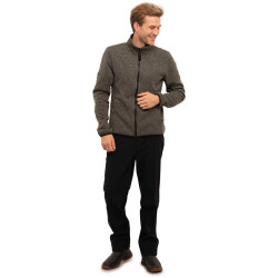 ICEPEAK Adrian Midlayer melierte Strickjacke Herren 592 - dark green S