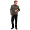 ICEPEAK Adrian Midlayer melierte Strickjacke Herren 592 - dark green XXL