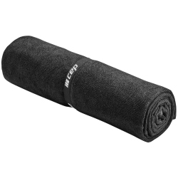 CEP Sporthandtuch 301 schwarz L