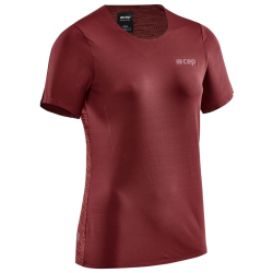 CEP kurzarm Laufshirt Damen 048 - dark red XS