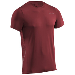 CEP Round Neck kurzarm Laufshirt Herren 048 - dark red S