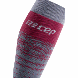 CEP Ski Thermo Merino Skisocken Damen 751 - grey/red II (35-38)