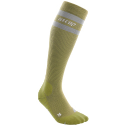 CEP Hiking 80s lange Outdoorsocken Damen 779 - olive/grey II (35-38)