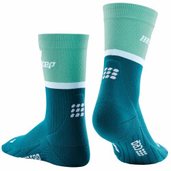 CEP Mid-Cut V4 Laufsocken Damen 766 - ocean/petrol II...