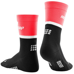CEP Mid-Cut V4 Laufsocken Damen 388 - pink/black II (34-37)